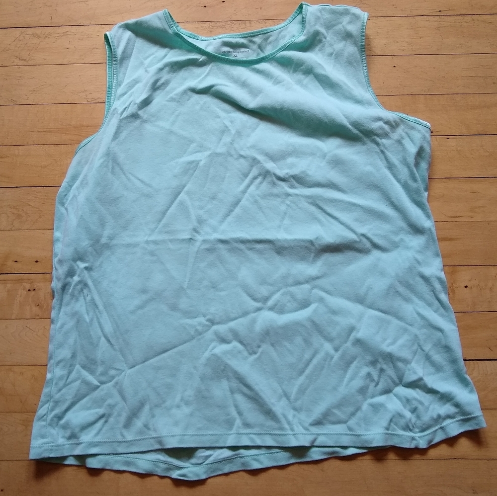 Christopher & Banks Light Green Tank Top - Size XL